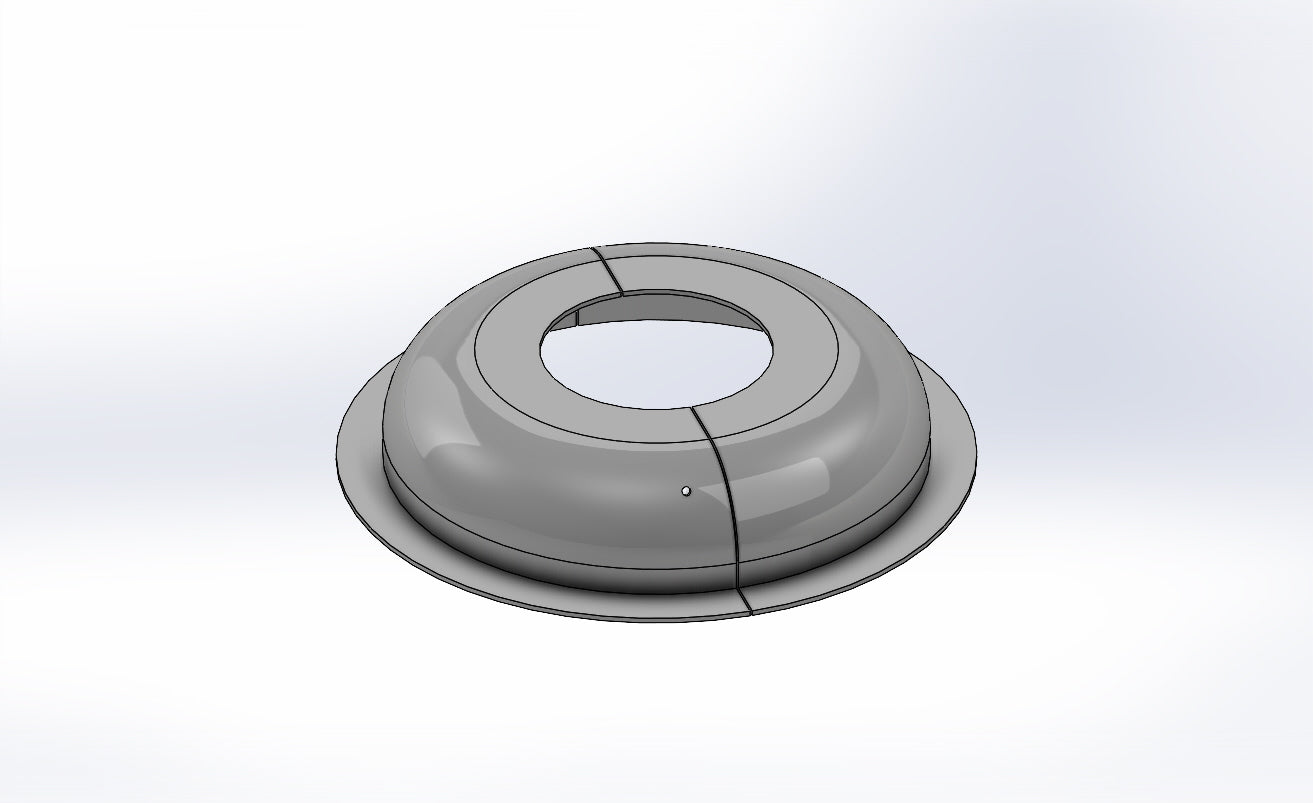 W0010012 - Flange Cover, 6" Pipe